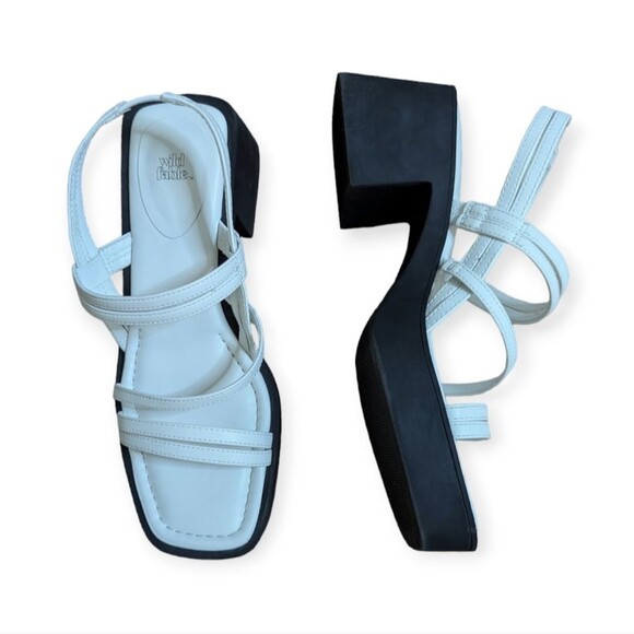 Wild Fable strappy platforms Y2K 1990s - Picture 1 of 10